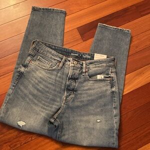 Old Navy Button Fly O.G. Straight Denim Jeans size 8 High Rise